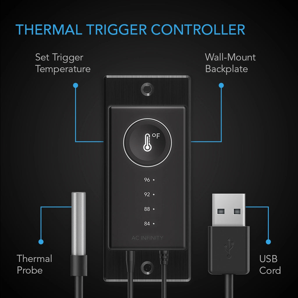AC Infinity Controller 1 (Preset Thermal Trigger) | Urban Grow Garden ...