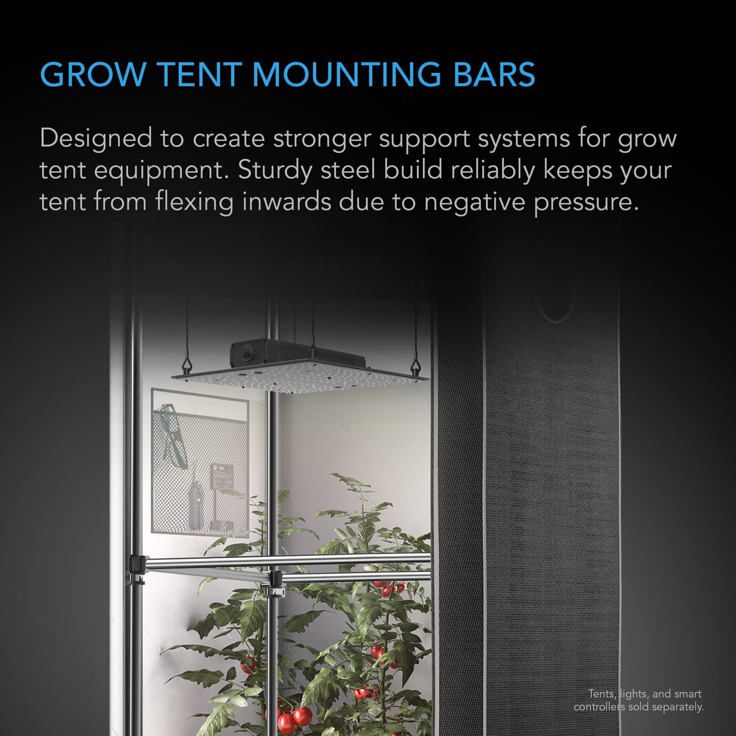 AC Infinity Grow Tent Mounting Bars