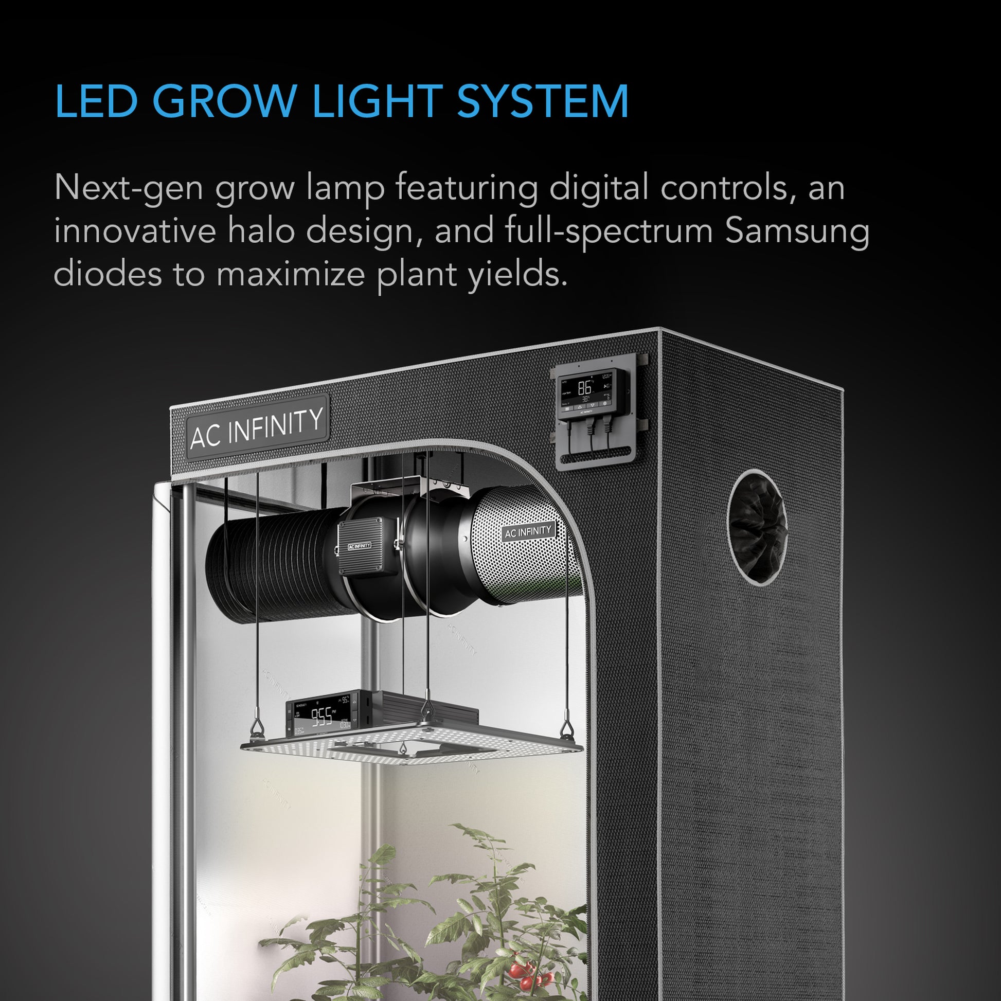 pædagog Hensigt Tale AC Infinity Iongrid Full Spectrum LED Grow Lights | Urban Grow Garden Supply