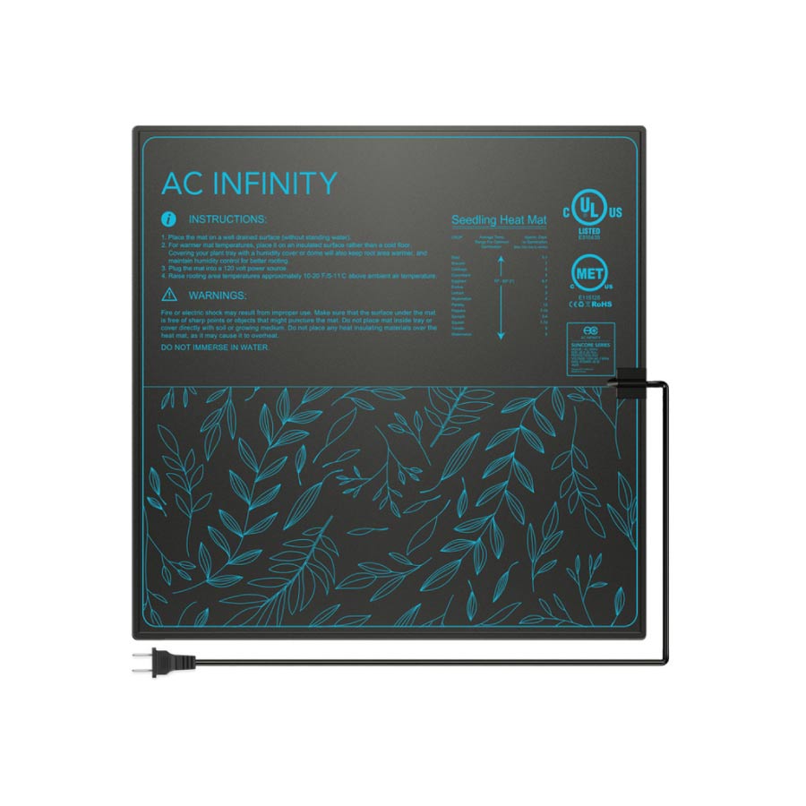 AC Infinity SUNCORE Waterproof Seedling Heat Mats (A Series)