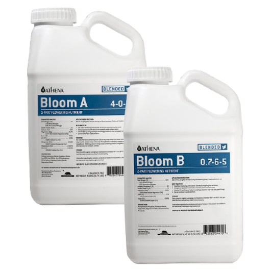 Athena Nutrients Blended Bloom 2-Part Flowering Nutrient A & B 4 Litre Bundle