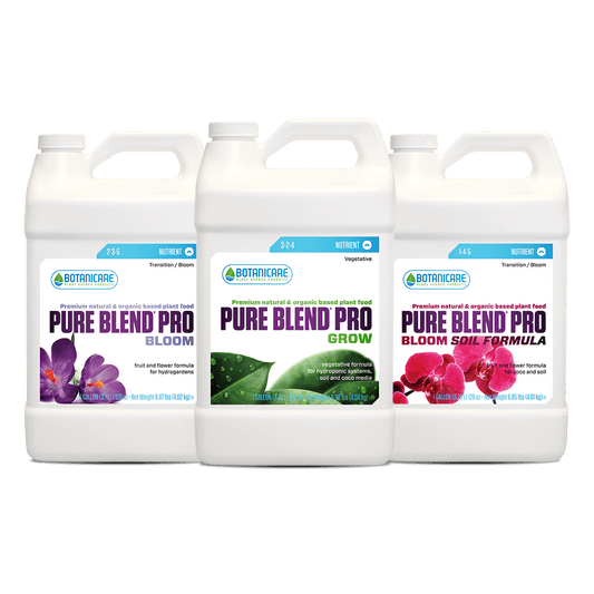Botanicare Pure Blend Pro Bloom, Grow, Bloom Soil Natural Organic Plant Food Bundle