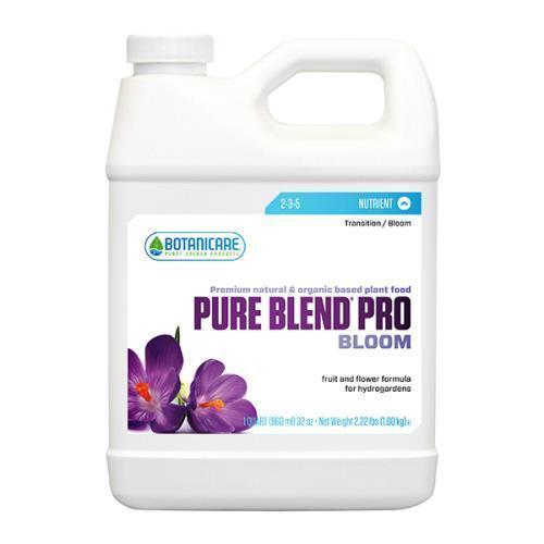 Botanicare Pure Blend Pro Bloom 1 Quart Natural Organic Plant Food