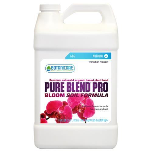 Botanicare Pure Blend Pro Bloom Soil Formula 1 Gallon Bottle Organic Plant Food