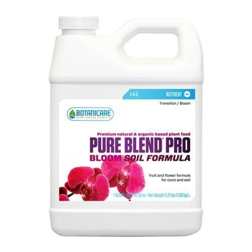 Botanicare Pure Blend Pro Bloom Soil Formula 1 Quart Bottle Organic Plant Food