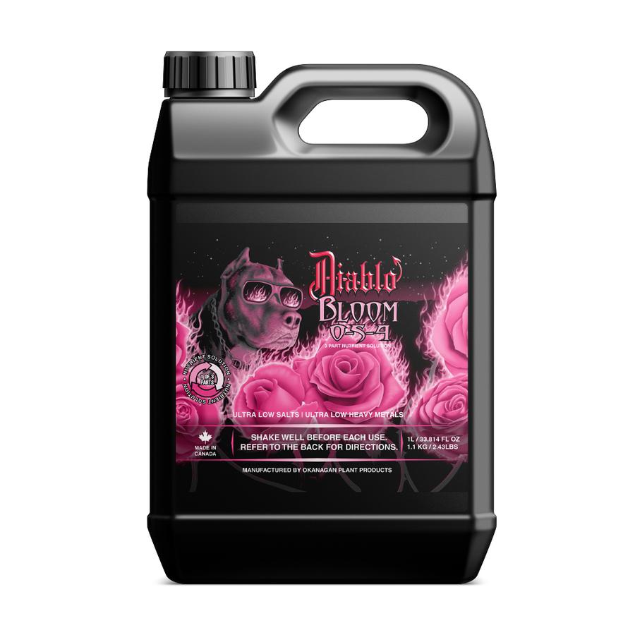 Diablo Nutrients Bloom 1 Litre 3 Part Nutrient Solution