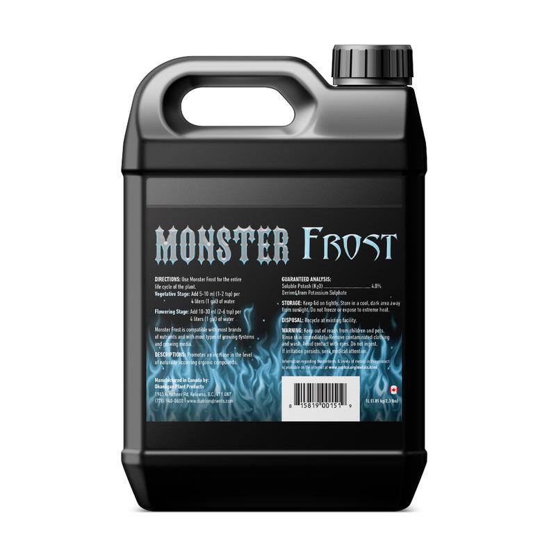 Diablo Nutrients Diablo Monster Frost 1 Liter Back Bottle