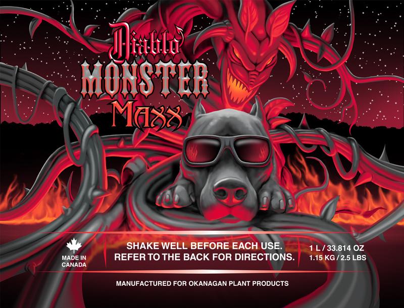 Diablo Nutrients Diablo Monster Maxx Front Label