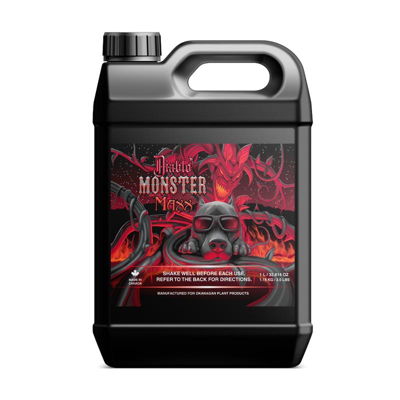 Diablo Nutrients Monster Maxx 1 Liter Front Bottle