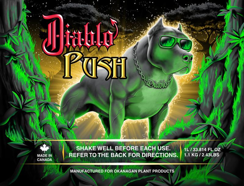 Diablo Nutrients Diablo Push Front Label