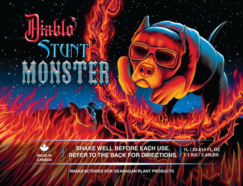 Diablo Nutrients Diablo Stunt Monster Front Label