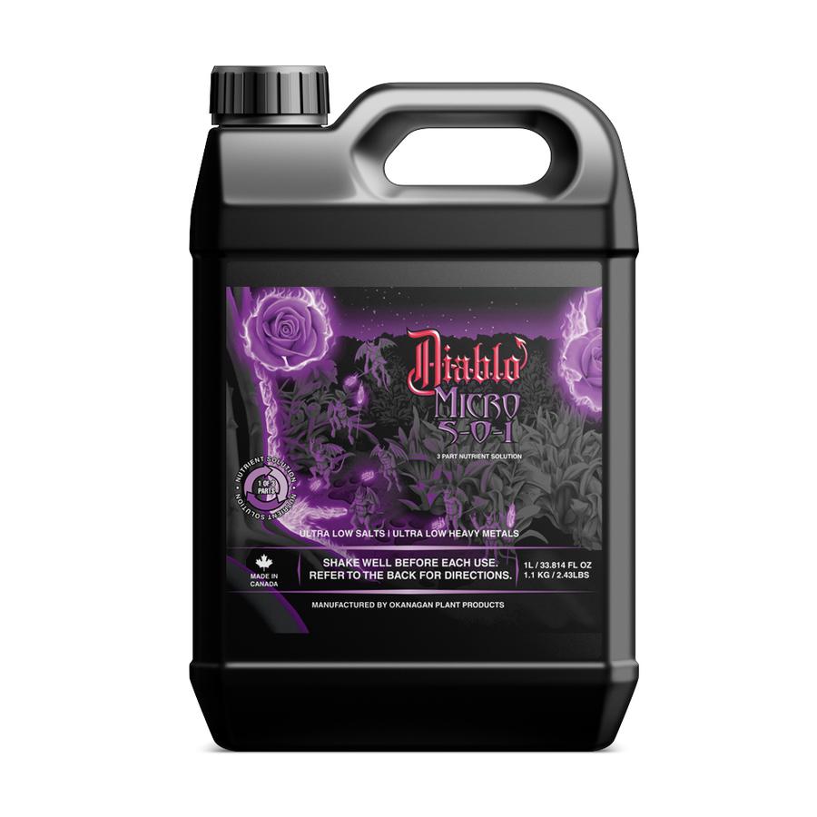 Diablo Nutrients Micro 1 Litre 3 Part Nutrient Solution