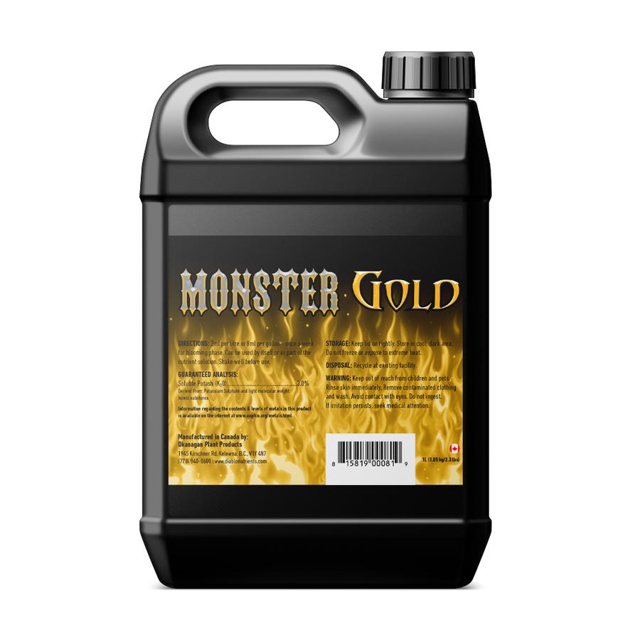 Diablo Nutrients Monster Gold 1 Liter Back