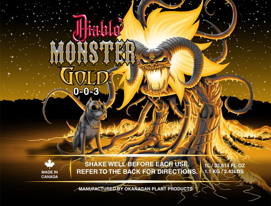 Diablo Nutrients Monster Gold Front Label