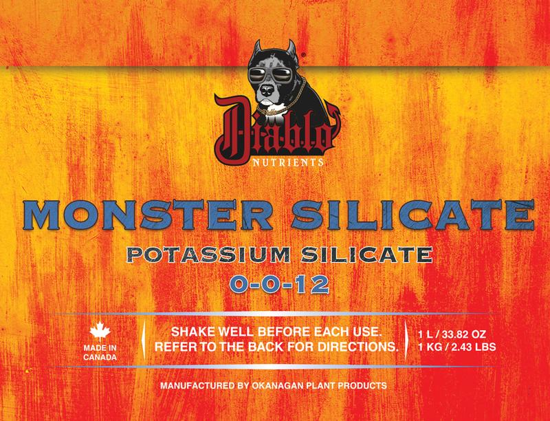 Diablo Nutrients Monster Silicate Potassium Silicate Front Label