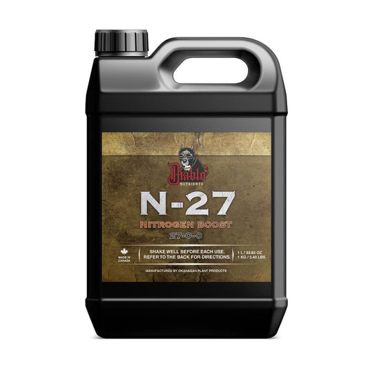 Diablo Nutrients N-27 Nitrogen Boost 1 Liter Front