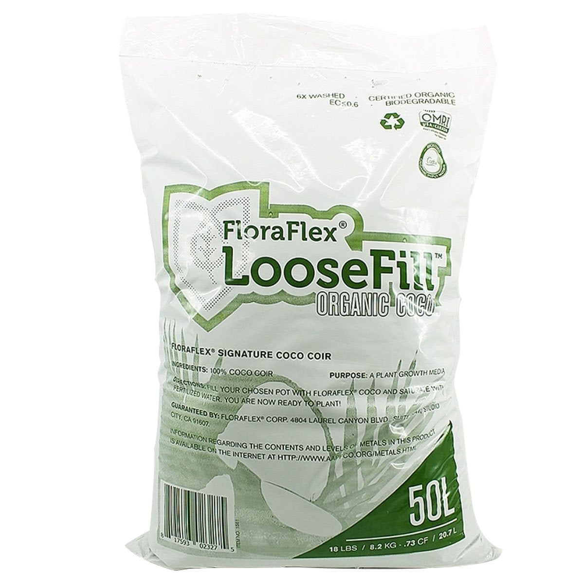 floraflex loosefill coco bag 50 litres