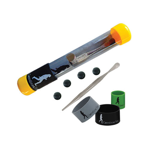 Greenstone Steel Magnetic Dab Tool, Poker, & Lighter Kit