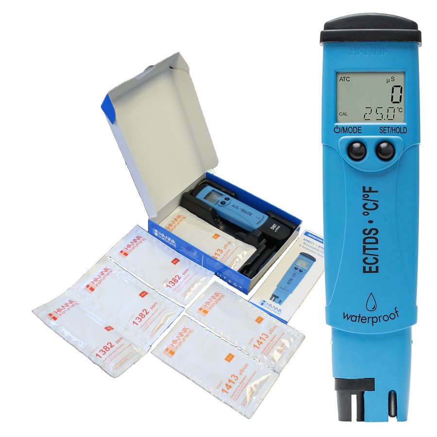 [HI98311] HANNA DiST5 EC/TDS/Temperature Tester (0-3999 µS/cm)