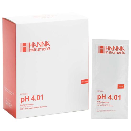 Solutions tampons Hanna (pH 4,01 et pH 7,01)
