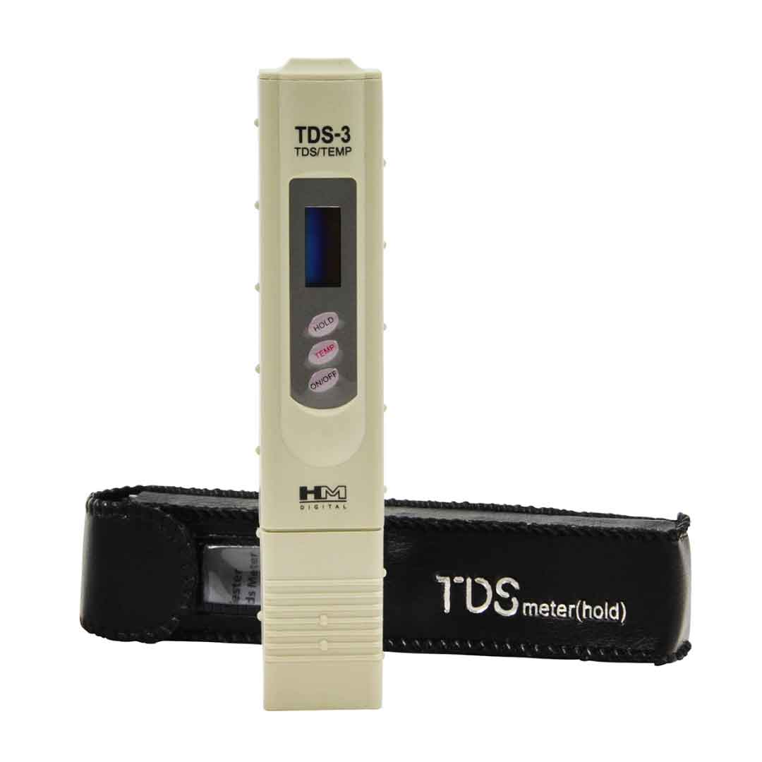 hm digital tds temperature meter tds-3 carrying case