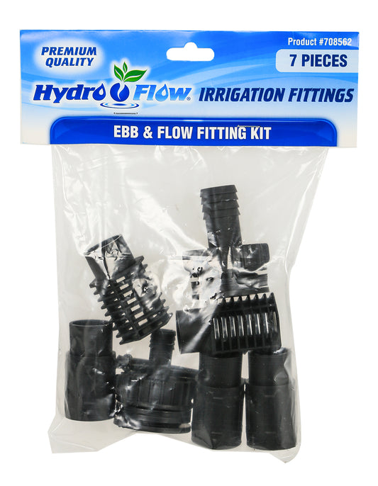 Raccords de reflux et de débit Hydro Flow + Kit
