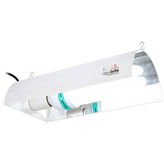 agrobrite fluorowing compact fluorescent system 125w lamp and reflector
