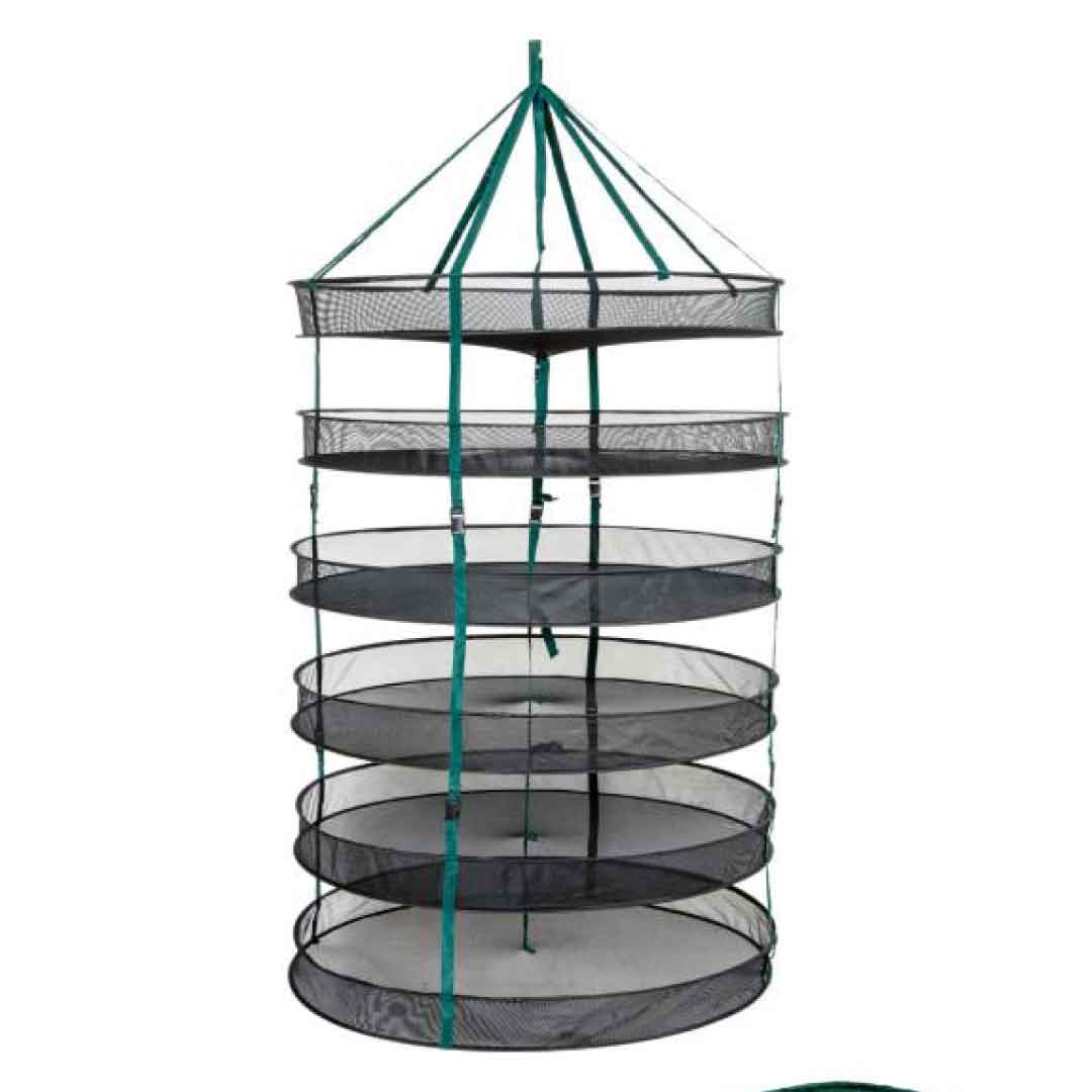 hydrofarm drying rack with clips 3 feet