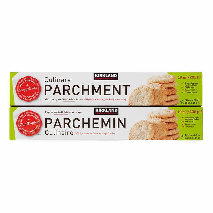 Kirkland Signature Non Stick Parchment Paper, 205 sqft, 2 Pack/Clear (B00812N16O Kirkland Signature Non Stick Parchment Paper, 205 sqft, 2 Pack/Clear (B00812N16O
