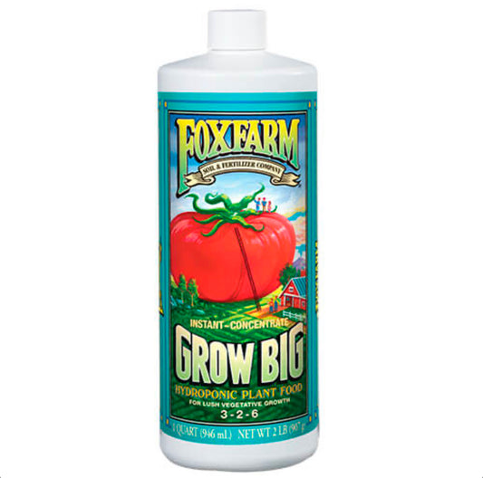 FoxFarm Grow Big Hydroponic Concentrate (3-2-6) (CLEARANCE 40% OFF)
