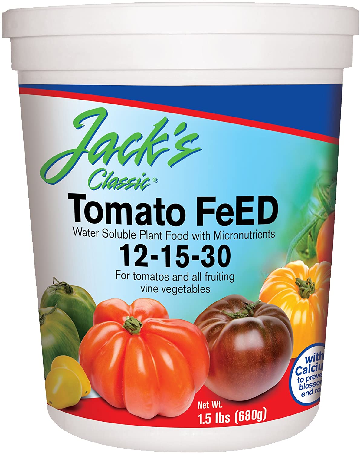 Jack's Classic Tomato FeED (12-15-30) 1.5 Lbs