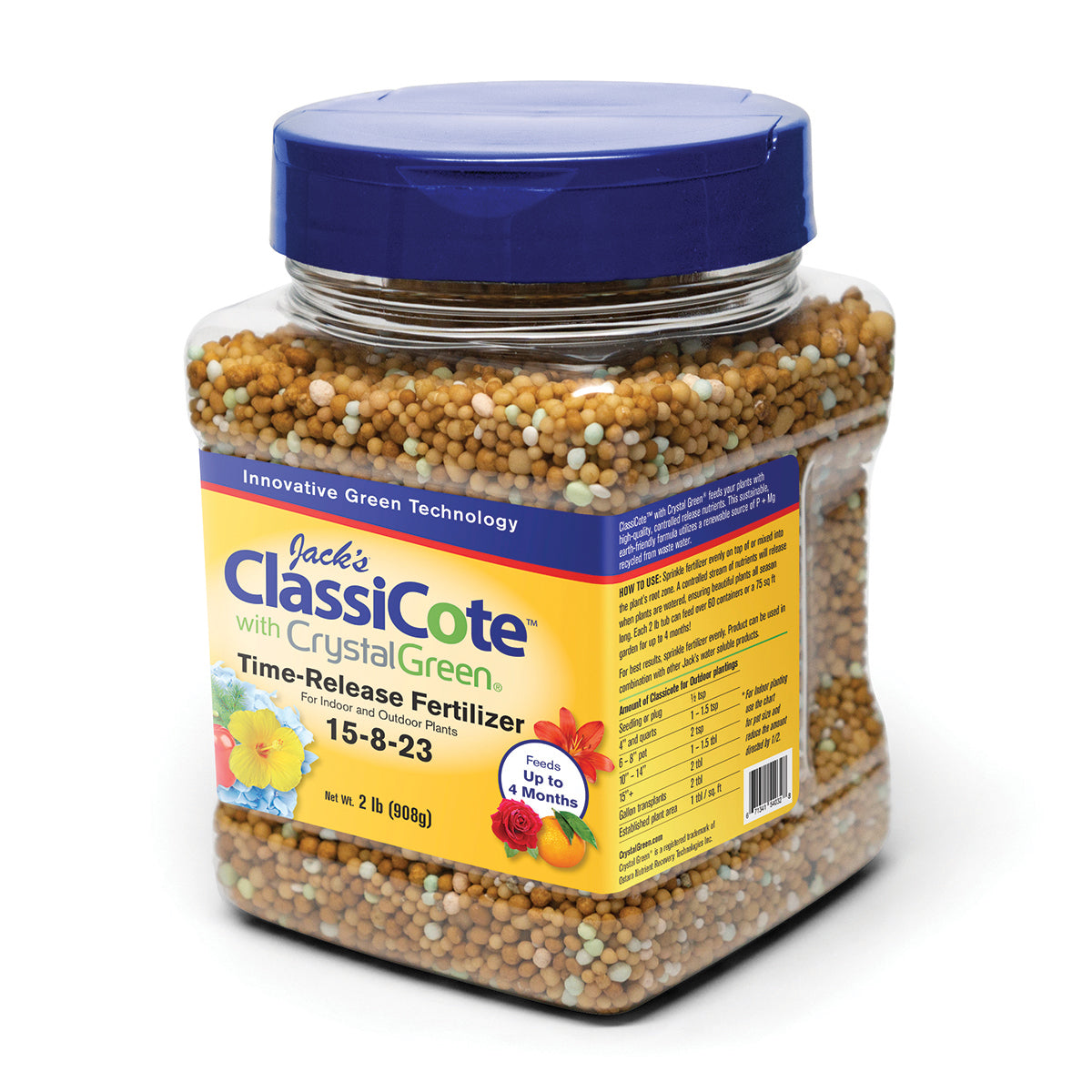Jack's ClassiCote Time Release Fertilizer (w/ Crystal Green)