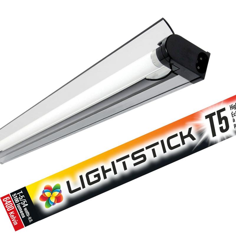 lightstick t5 fixture 48 inches 54W with reflector