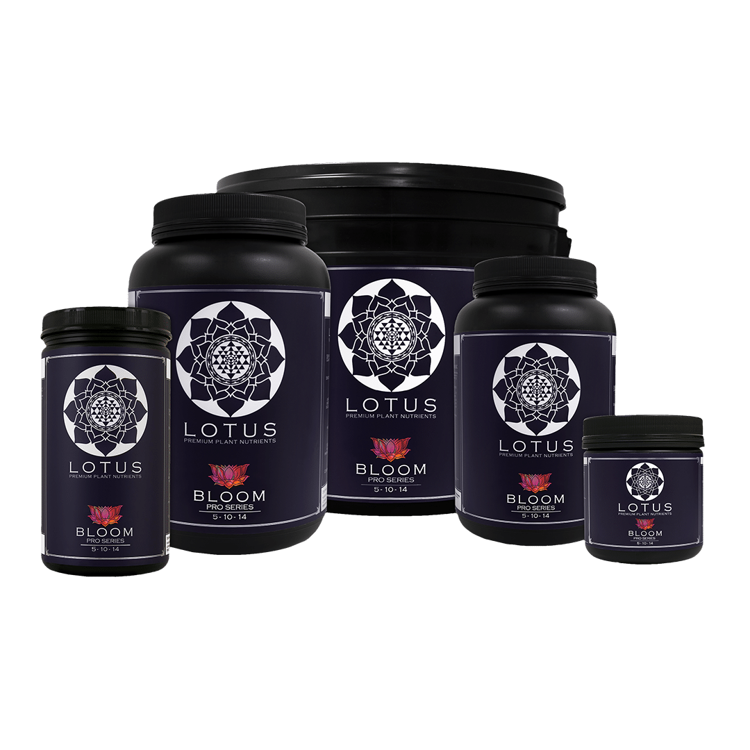 Lotus Nutrients Premium Hydroponic Powder Nutrients Bloom Pro Series All Sizes