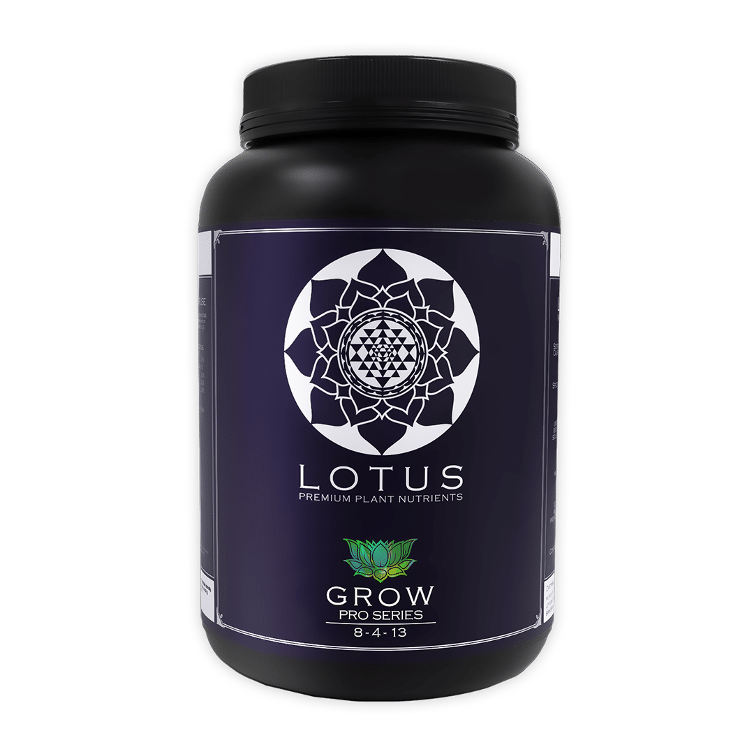 Lotus Nutrients Premium Hydroponic Powder Nutrients Grow Pro Series 128 Oz (128 Ounces)