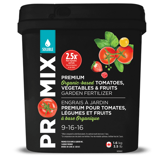 PROMIX Gardening Premium Organic-Based Tomatoes, Vegetables, & Fruits Garden Fertilizer 1.6 KG