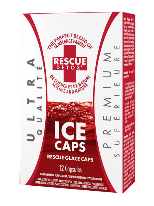 Rescue Detox ICE &amp; Ice Caps (suppléments à base de plantes) 