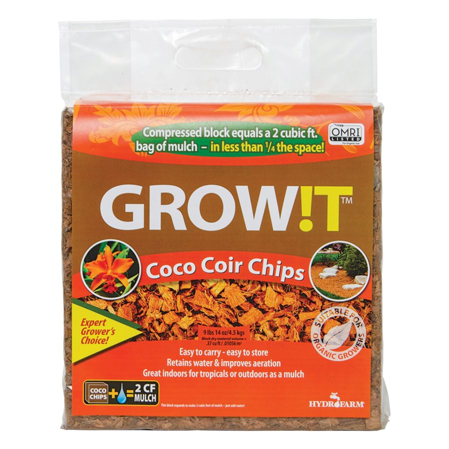 PLANT!T Grow!t Coco Coir Chips - Growing Media