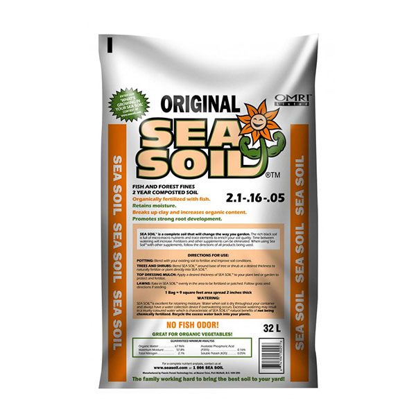 Sea Soil Original Organic Compost 32 Liters