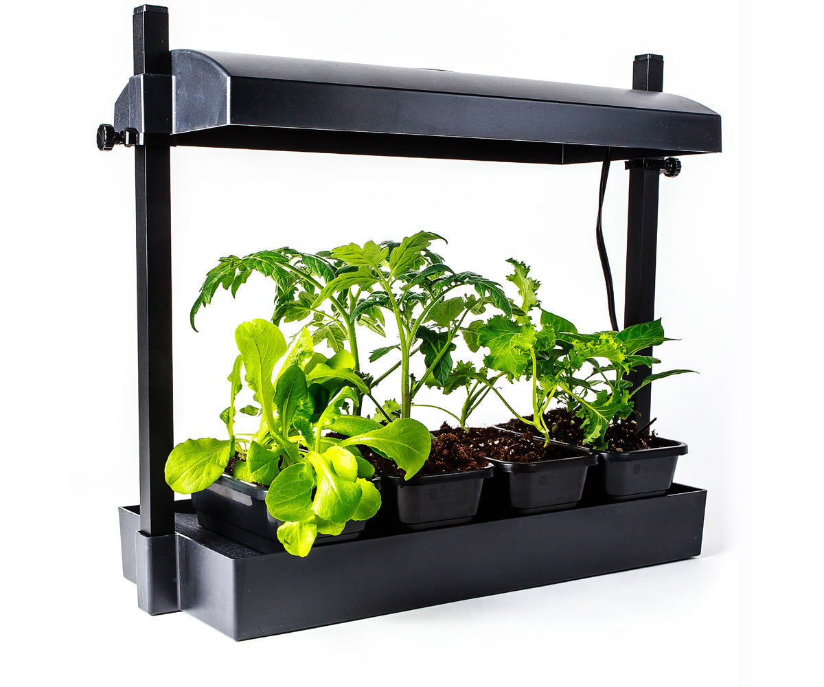 sun blaster micro led grow light garden black