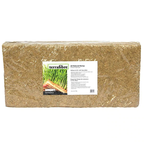 terrafibre all natural hemp grow mats 10 pack