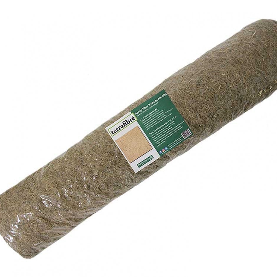 terra fibre hemp fiber hydroponic mat 4 feet x 4 feet