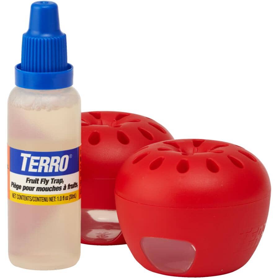 terro fruit fly trap 2 pack non-toxic