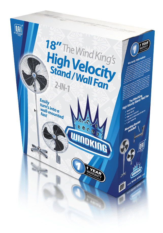 Wind King High Velocity Stand/Wall Fan (Special Order)
